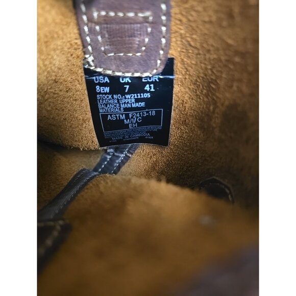 Wolverine Men's Raider Durashocks Composite Toe Wellington Work Boot W211105 8EW - Picture 6 of 7